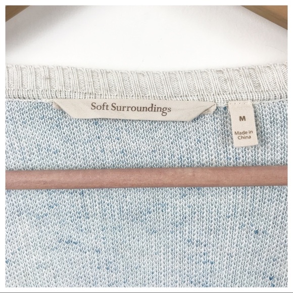 Soft Surroundings Veranda Sweater Size Medium - Picture 7 of 8